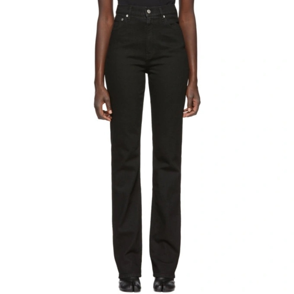 Helmut Lang Black Femme Hi Bootcut Jeans Womens Size 25